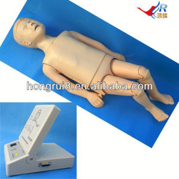 Maniquí avanzado de la CPR del niño de la ISO, maniquí del entrenamiento de los primeros auxilios, modelo de entrenamiento